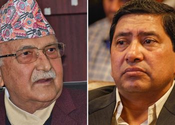 अध्यक्ष ओली र माओवादी नेता श्रेष्ठबीच भेटघाट