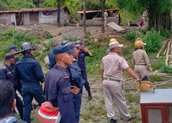 महानगपालिकाले पोखरा ३३ मा अनधिकृत रुपमा बनाइएका टहरा हटायो