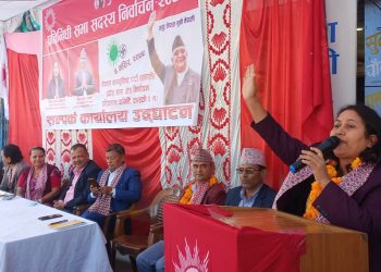 जनताका आधारभुत आवश्यकता पुरा गर्न एमालेलाइ मतदान विद्या भट्टराई