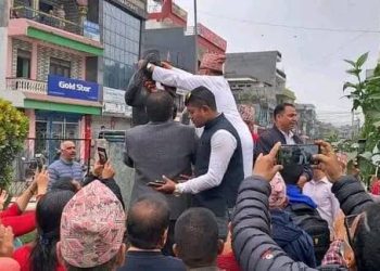 गठबन्धनका उम्मेदवार भण्डारी द्धारा चुनावी प्रचार प्रसार अभियान सुरु