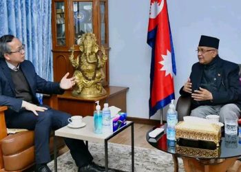 प्रचण्ड र ओली भेटलगत्तै चिनियाँ राजदूत बालकोटमा