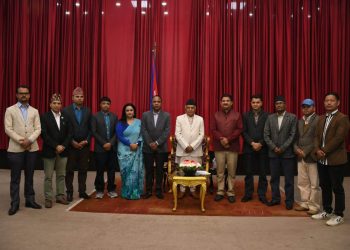 पत्रकार महासङ्घद्वारा राष्ट्रपतिलाई बधाई