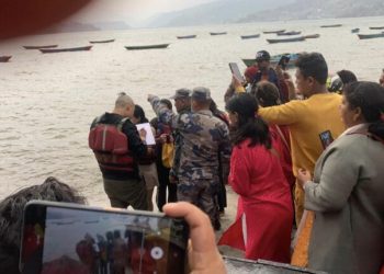 फेवातालमा डुङ्गा पल्टिदा एक महिलाको मृत्यु