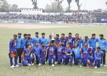 यूएईलाई ७ विकेटले हराउँदै एसिया कपमा नेपाल छनाैट