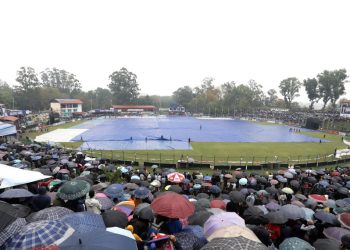 नेपाल र यूएईको खेल वर्षाले बिथोलियो, भोलि पुन हुने