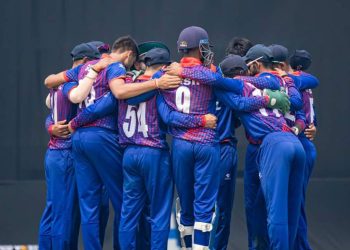 नेपालले युएईलाई दियो २७७ रनको लक्ष्य