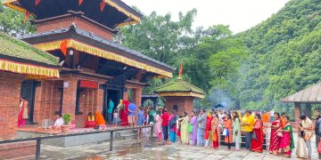 आज साउनकाे दाेस्राे साेमवार  पाेखरामा बोलबम, केदारेश्वर मन्दिरमा भत्तजनकाे भिड