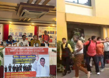 व्यवसायी दुर्गा प्रसाईँलाई दले कालो मोसो