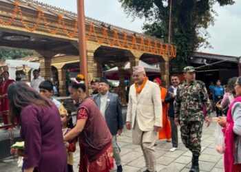 पोखराको विन्ध्यवासिनी मन्दिरमा नवदुर्गा महोत्सव सुरु