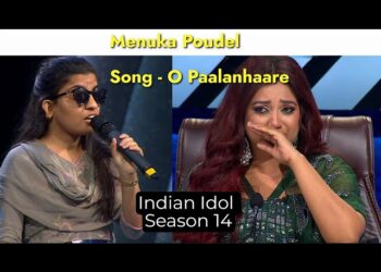 इन्डियन आइडलमा नेपालकि मेनुकाले जितिन‘गोल्डेन माइक’,रुवाईन् सबैलाई