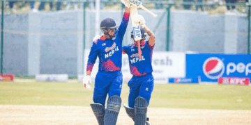 माल्दिभ्सलाई १३८ रनको फराकिलो अन्तरले पराजित गर्दै नेपाल क्वाटरफाइनलमा