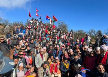 चिवाभञ्ज्याङ पुगेर सकियो एमालेको संकल्प अभियान