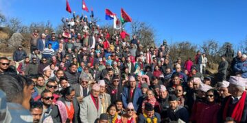 चिवाभञ्ज्याङ पुगेर सकियो एमालेको संकल्प अभियान