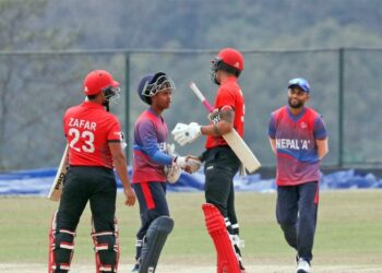 एकदिवसीय क्रिकेटमा क्यानडाले नेपाल लाई ४ विकेटले हरायाे