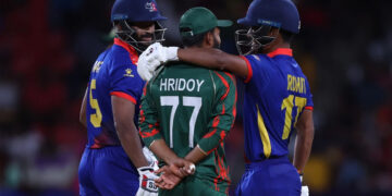 टी–२० विश्वकप खराब ब्याटिङसँगै नेपाल बंगलादेशसँग पराजित