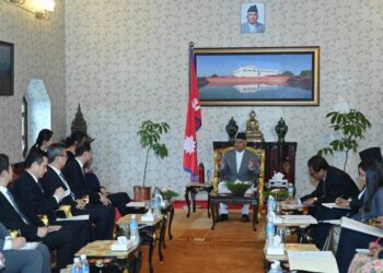 रास्ट्रपति पौडेल र चीनका उपबिदेसमन्त्री सुन बिच शिष्टाचार भेट