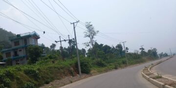 मुग्लिन–पोखरा सडकखण्डको पोल सार्ने काम ६० प्रतिशत पूरा