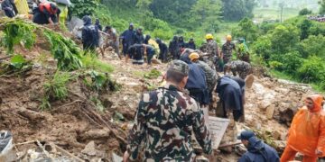 तनहुँको शुक्लागण्डकीमा पहिरोमा परी तीन जना बेपत्ता