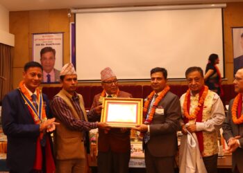 राेटरी कल्व पाेखरा फिस्टेलद्धरा सितारामलाई सम्मान