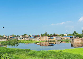 सडक बनाएर ढल बिर्सिँदा, बस्ति पुरै डुबानमा