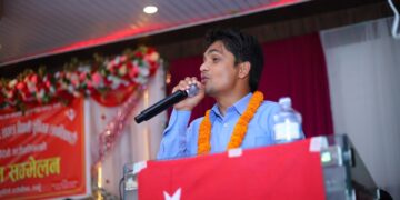 ४० प्रभावशाली युवामा छानिए आँबुखैरेनी गाउँपालिकाका अध्यक्ष शुक्र चुमान