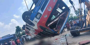 बाँकेमा बस दुर्घटना, २ जनाको मृत्यु