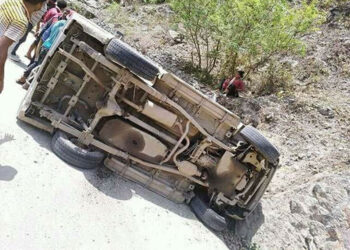 जिप सडकदेखि  तल खस्दा यात्रुको मृत्यु