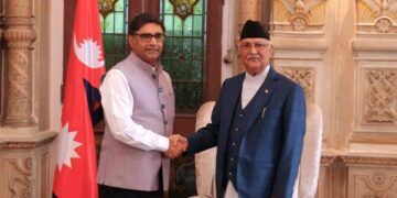 प्रधानमन्त्री ओलीद्वारा भारतीय प्रधानमन्त्री मोदीलाई भ्रमणको निम्तो