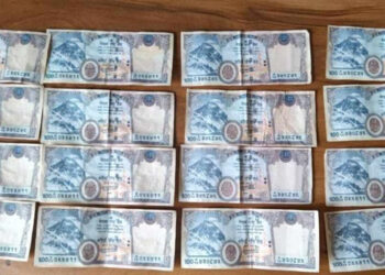 नक्कली पाँच सयको नोट