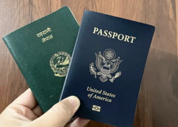 अमेरिकी, नेपाली पासपोर्ट