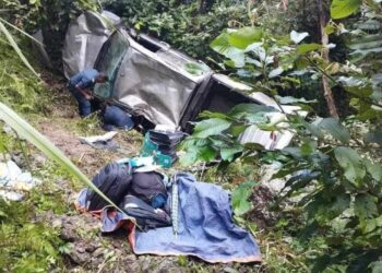 लमजुङ आउँदै गरेको गाडी दुर्घटना, चालकको मृत्यु