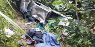 लमजुङ आउँदै गरेको गाडी दुर्घटना, चालकको मृत्यु