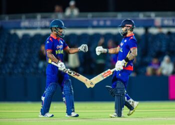 नेपालले अमेरिकालाई दियो १७१ रनको चुनौती