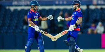 नेपालले अमेरिकालाई दियो १७१ रनको चुनौती