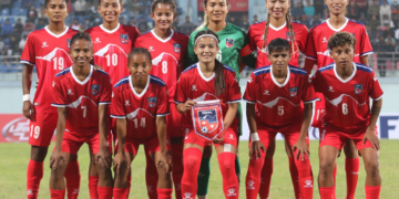 नेपालले साफ महिला च्याम्पियनसिपको सेमिफाइनलमा भारतको सामना गर्दै
