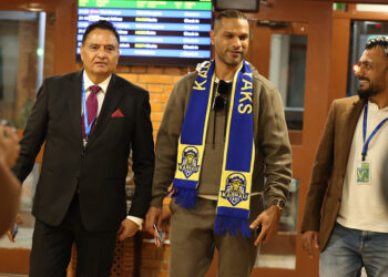 शिखर धवन एनपिएल खेल्न नेपालमा