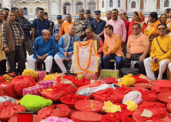पठाइयो विवाहपञ्चमीका लागि जनकपुरबाट अयोध्या निम्तो
