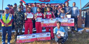 चौथो ऋषिङ अल्ट्रा म्याराथनको उपाधि त्रिभुवन आर्मीलाई